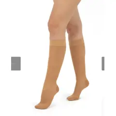 GENERICO - Calceta terapeútica 70 den mujer compresión 8-13 mmhg talla 4 marrón