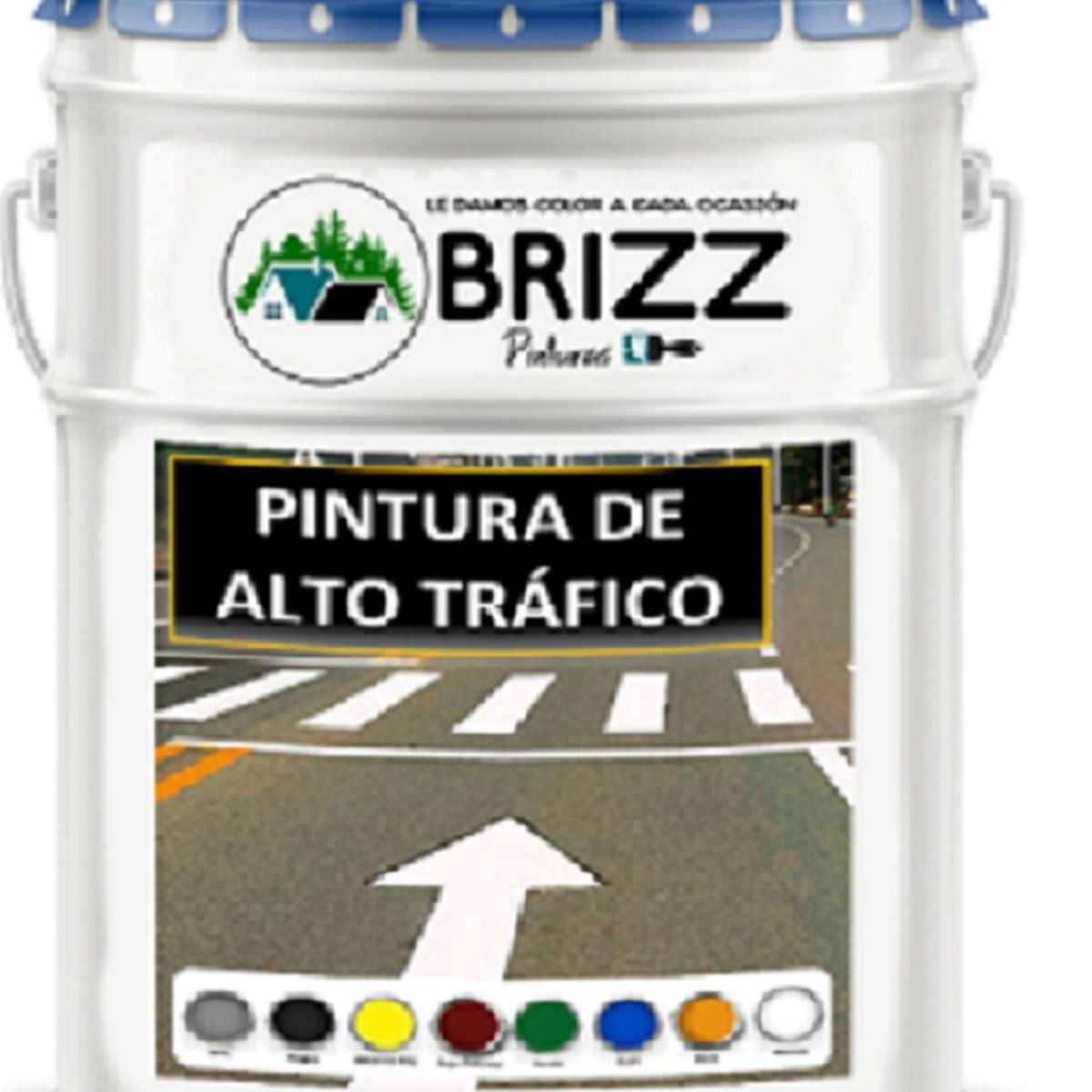 BAUM - PINTURA ALTO TRAFICO  BASE AGUA GRIS 8521 Baum Colorbrizz