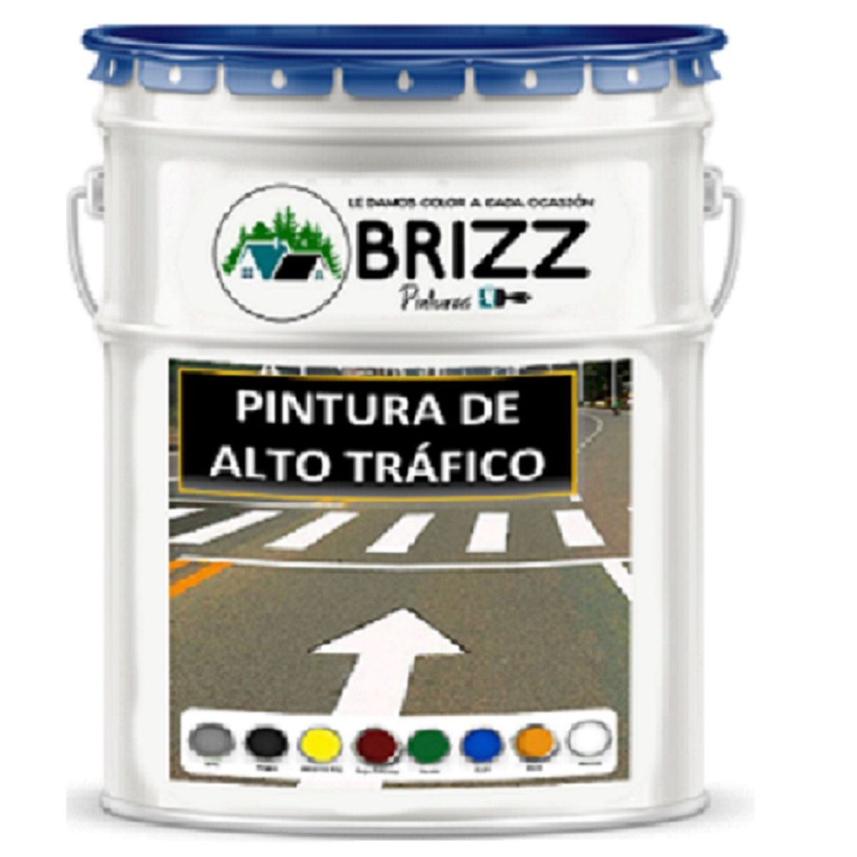 BAUM - PINTURA ALTO TRAFICO  BASE AGUA GRIS 8521 Baum Colorbrizz