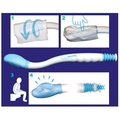 Imagen 2 del producto Ayuda para Limpieza Íntima en el WC - Easywipe