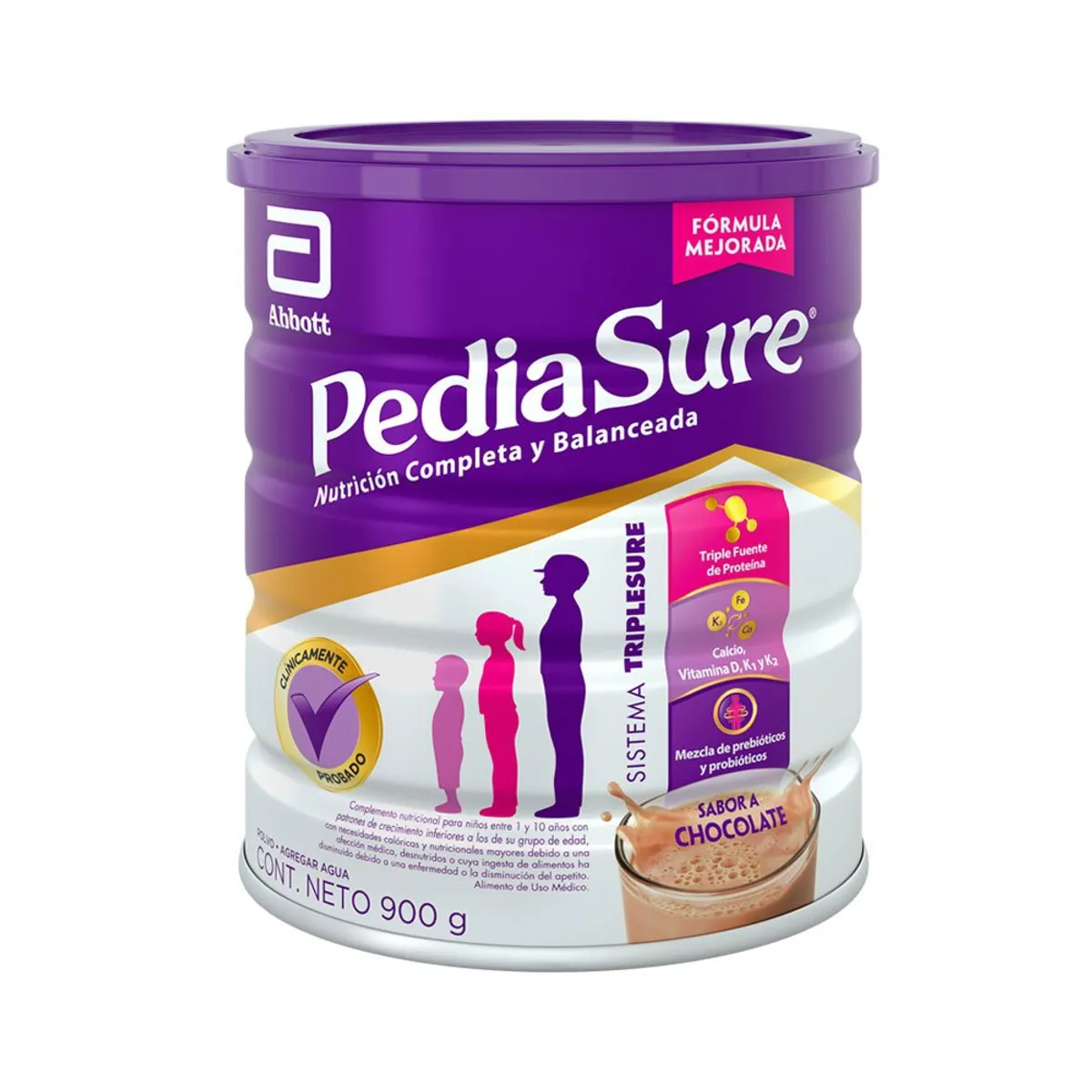 PEDIASURE - PEDIASURE CHOCOLATE 900grs