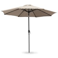 Quitasol de 3 Metros Modelo Shake Café Claro