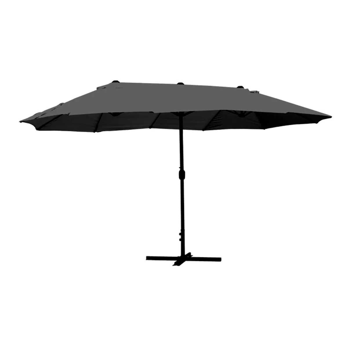 FOLD - Quitasol Ovalado Doble Modelo Twins Negro