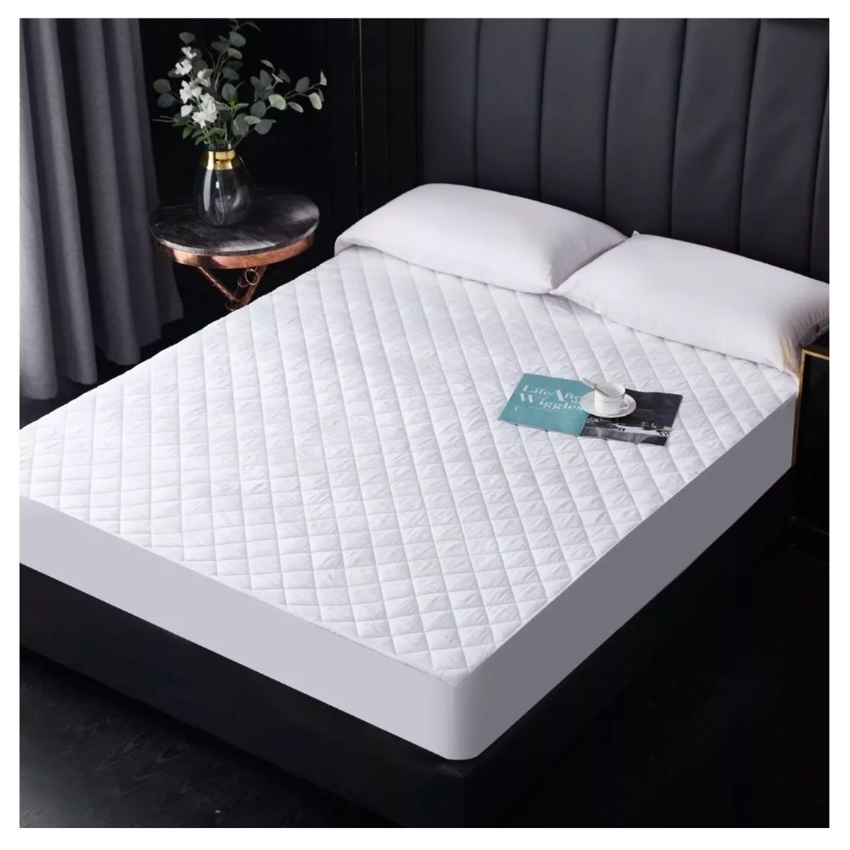 HOMER DESIGN - Cubre Colchón Impermeable De KING Hipoalergénico Homer…