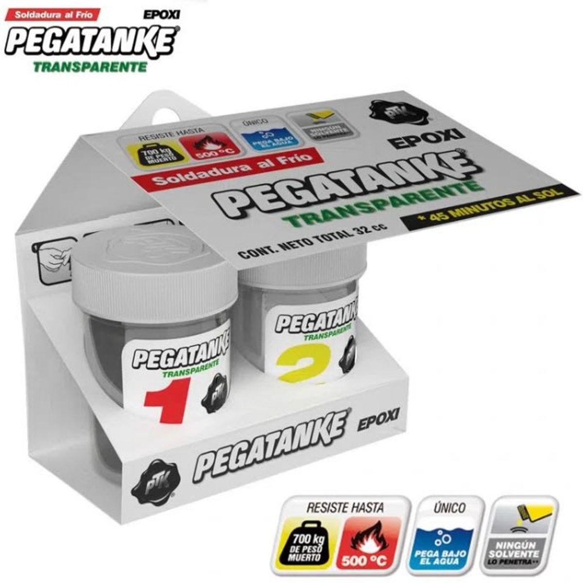 PEGATANKE - Pegamento Pegatanke Transparente 32cc