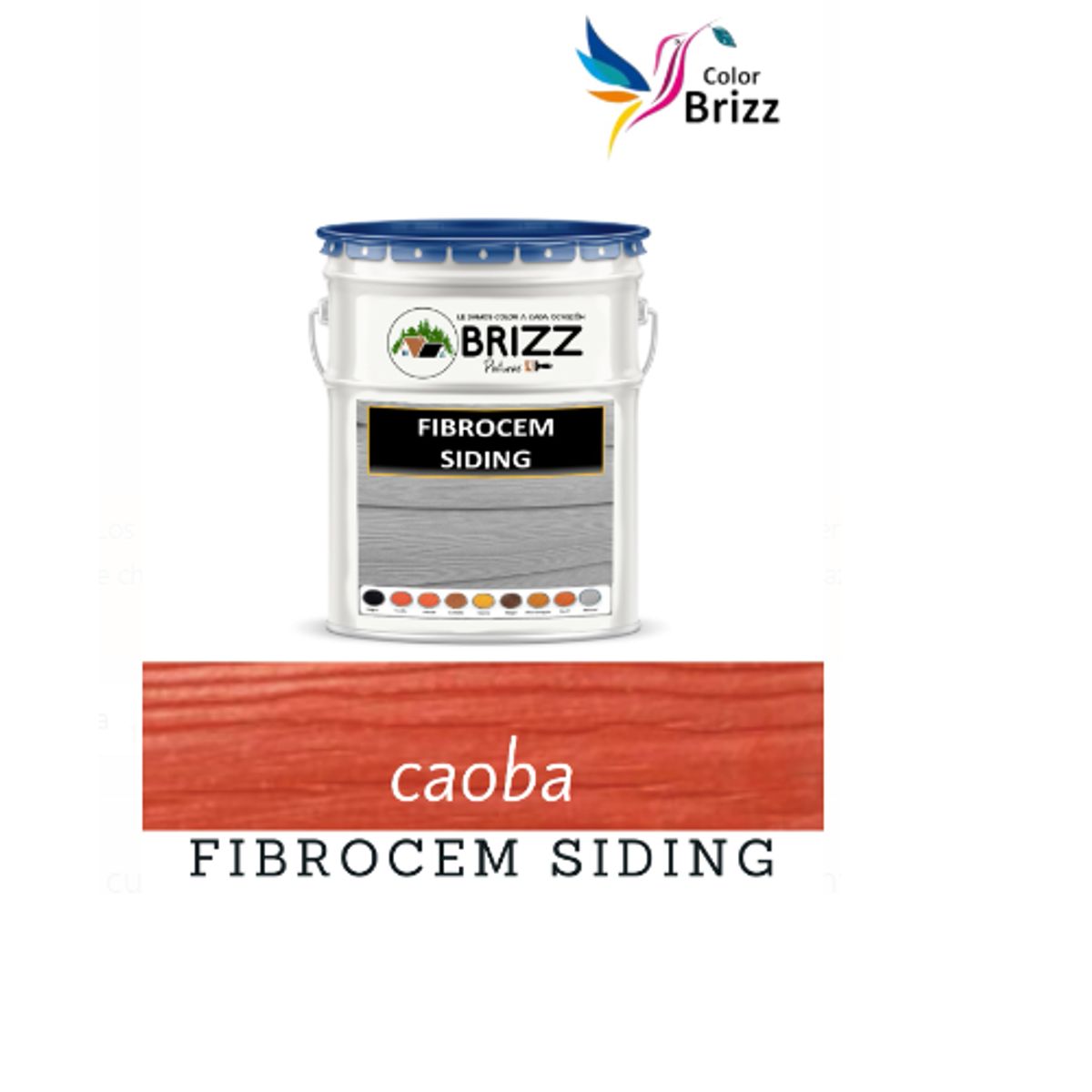 BAUM - PINTURA  FRIBROCEM  SIDING  CAOBA BAUM COLORBRIZ