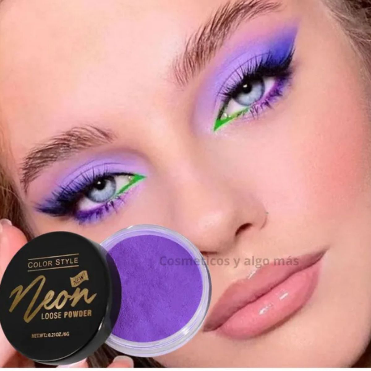 GENERICO - Polvo suelto o pigmento neon en polvo para maquillaje