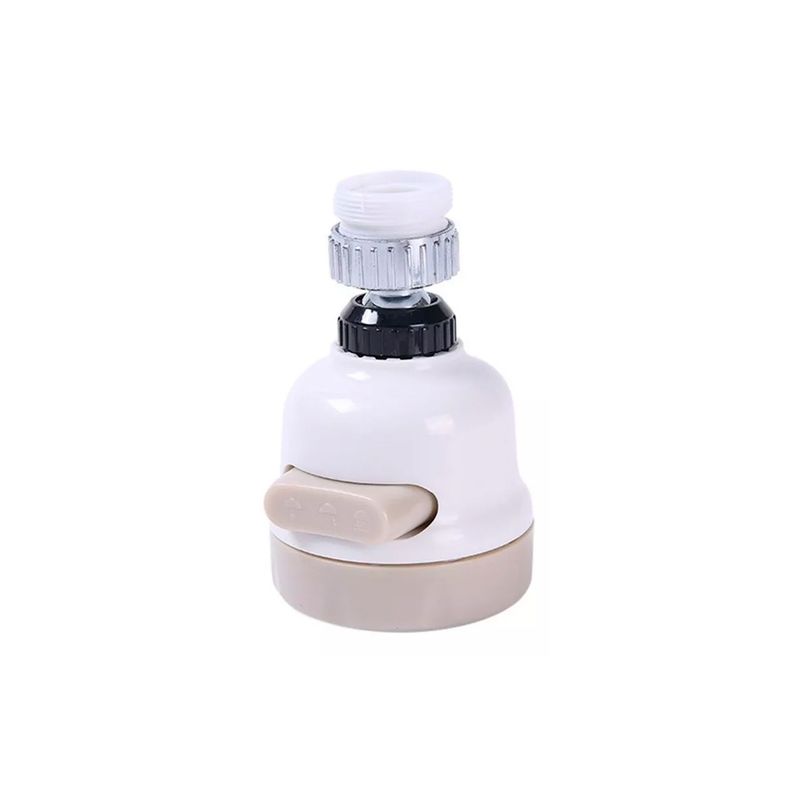 GENERICO - Grifo Ahorrador Giratorio Aireador Agua 360 Grados Acero