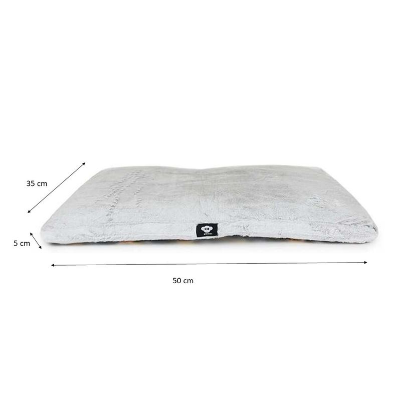 GENERICO - Cama Mascota Perro Gato Colchon Anti Estres 50x35cm Talla Xs