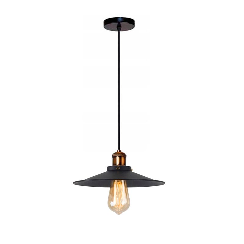 GENERICO - Lampara Colgante Vintage Tipo Campana