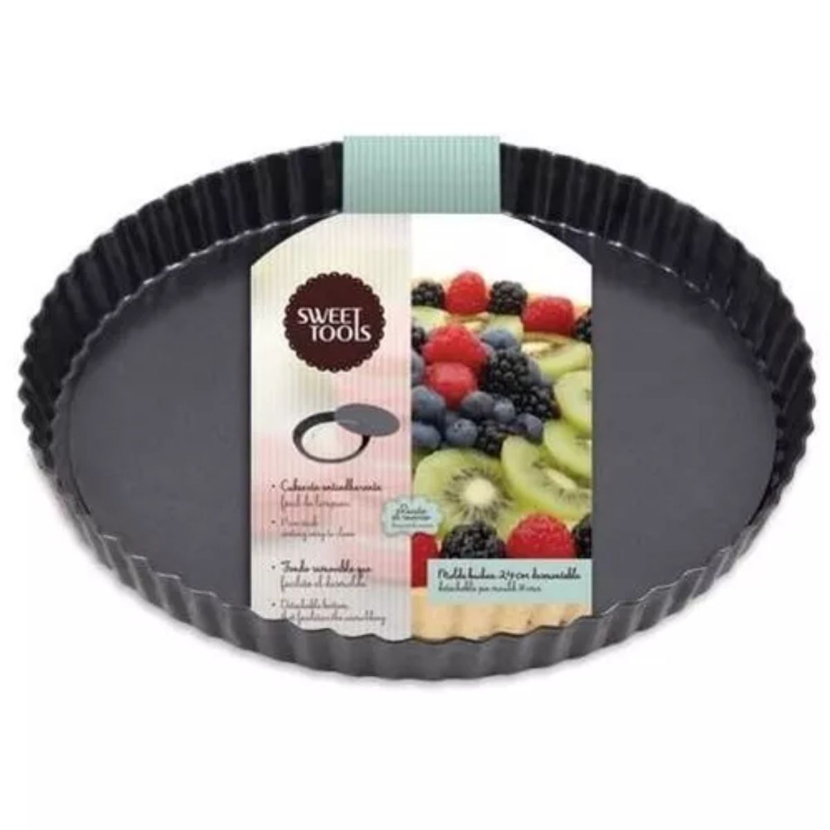 OEM - Molde Kuchen Desmontable 24 cm Sweet Cook