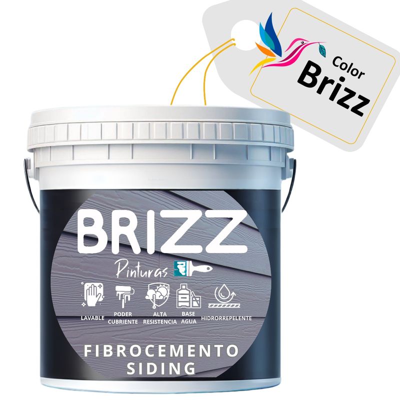 BAUM - PINTURA  FRIBROCEM  SIDING  NEGRO BAUM COLORBRIZ