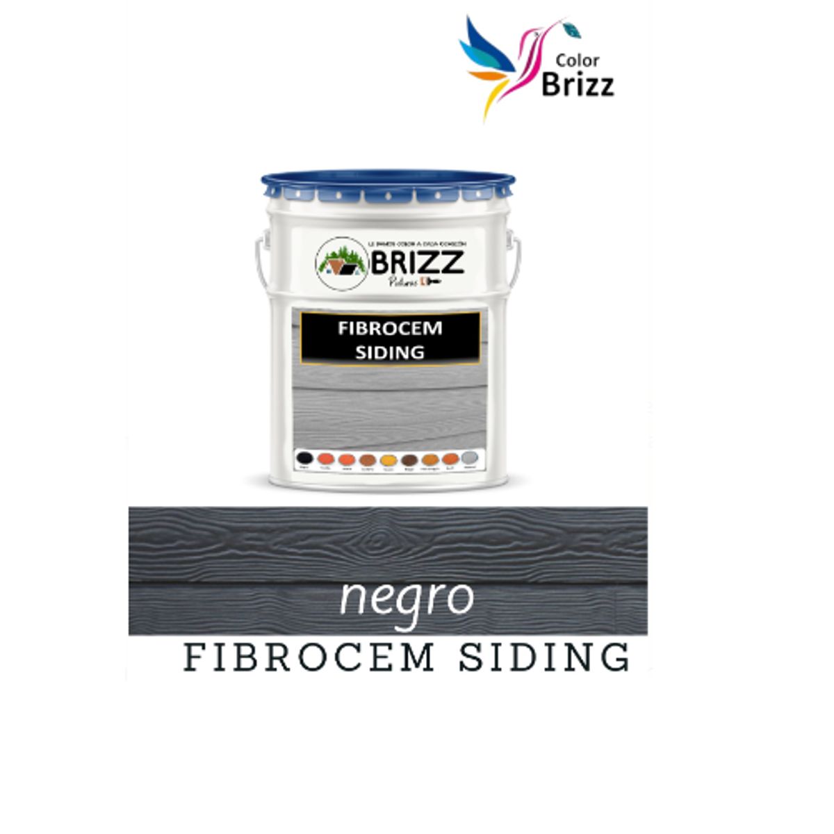 BAUM - PINTURA  FRIBROCEM  SIDING  NEGRO BAUM COLORBRIZ