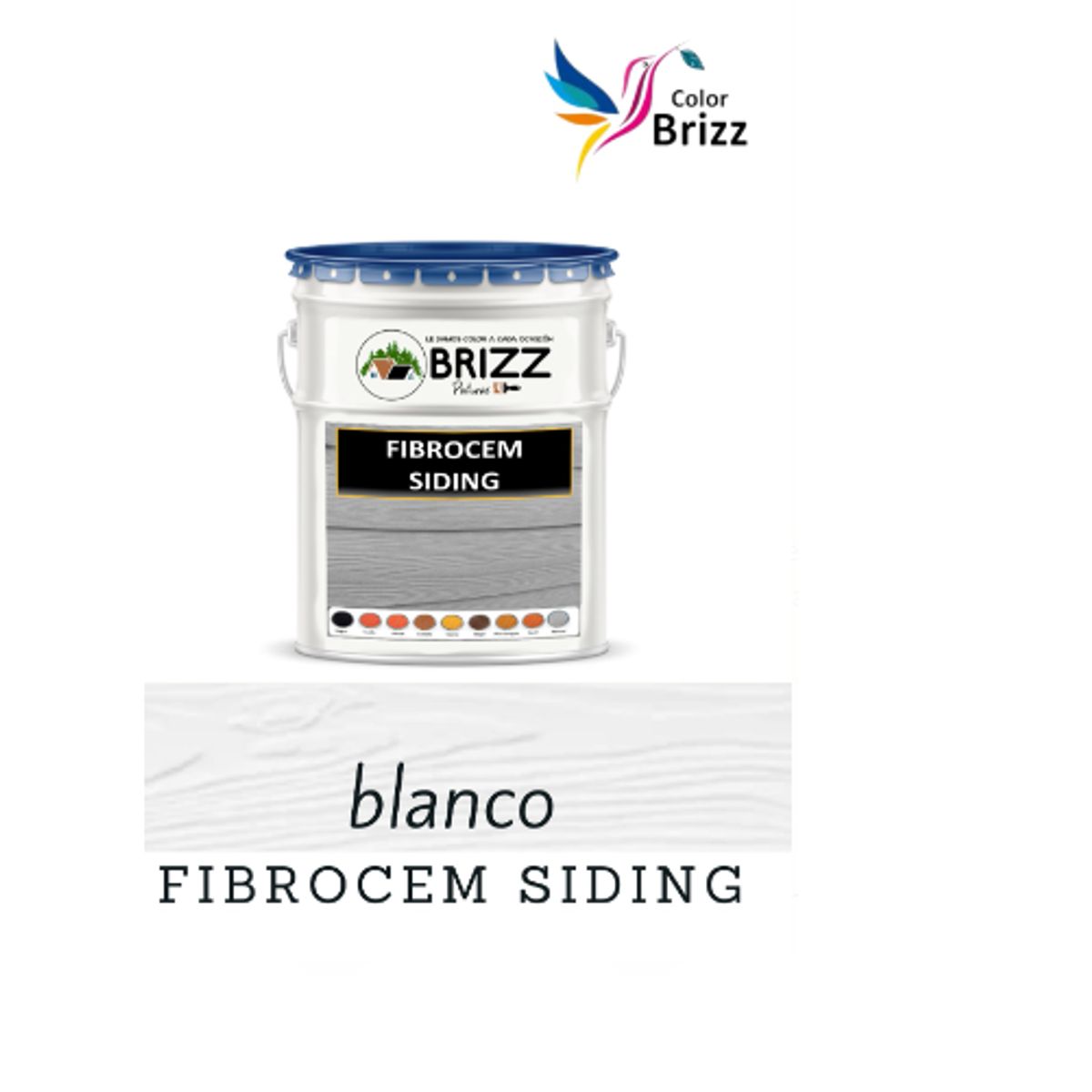 BAUM - PINTURA  FRIBROCEM  SIDING BLANCO BAUM COLORBRIZ