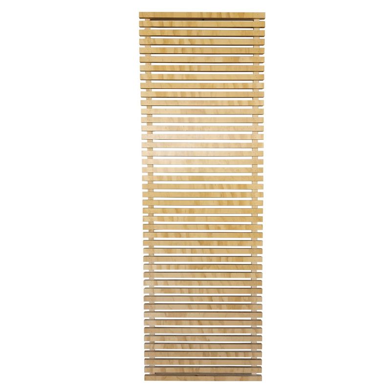 AMUV - Enrejado de madera con marco 60x183x4 cm café