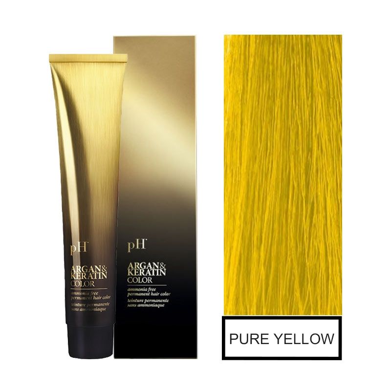 PH - Ph Tinte Permanente Sin Amoníaco Pure Yellow  más  Oxidante