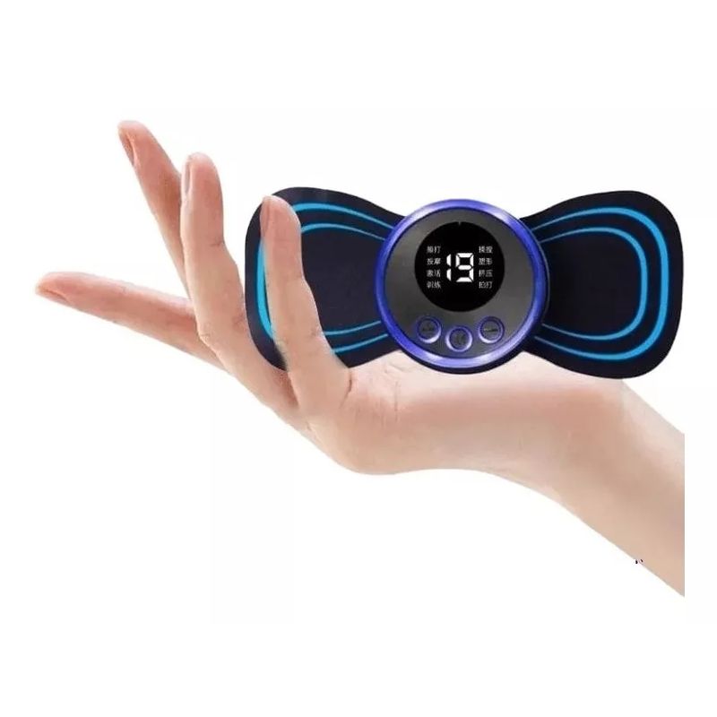 GENERICO - Masajeador Eléctrico Mini Electro Estimulador Masaje Corporal