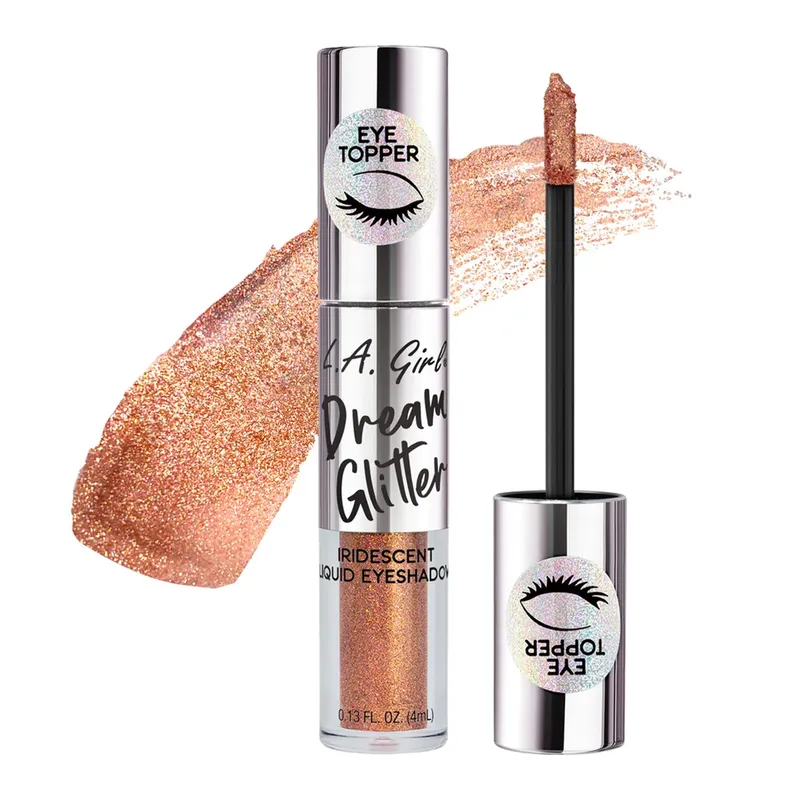 GENERICO - Sombra de Ojos Líquida Iridiscente Rose Gold LA Girls