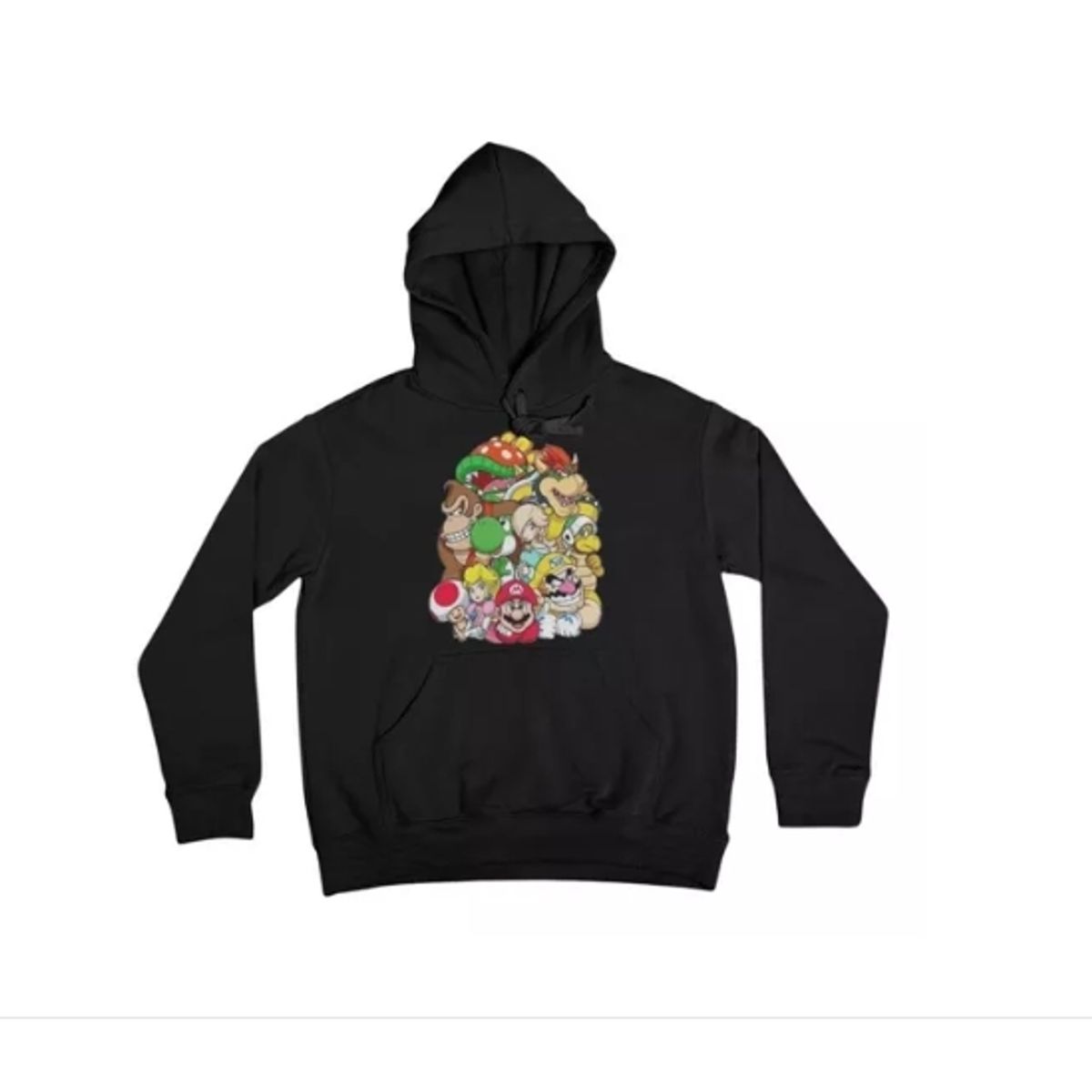 GENERICO - Poleron Unisex Mario Bros Super Wario Yoshi Luigi Algodon Estampado