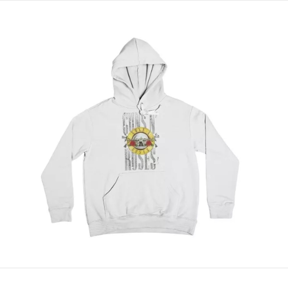 GENERICO - Poleron Unisex Guns N Roses Banda Rock Letra Estampado Invierno