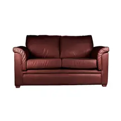LATAM HOME - Sofá Ancona 2 Cuerpos PU Grano Chocolate