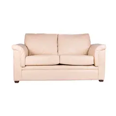 LATAM HOME - Sofá Ancona 2 Cuerpos PU Grano Beige