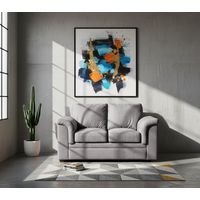 Sofá Ancona 2 Cuerpos Tela Velvet Gris