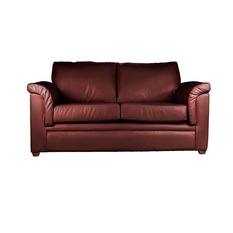 LATAM HOME - Sofa Ancona 3 Cuerpos PU Grano Chocolate