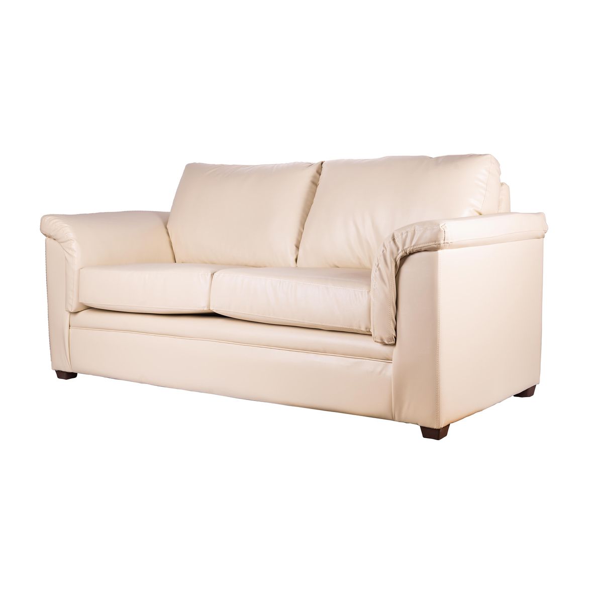 LATAM HOME - Sofa Ancona 3 Cuerpos PU Grano Beige