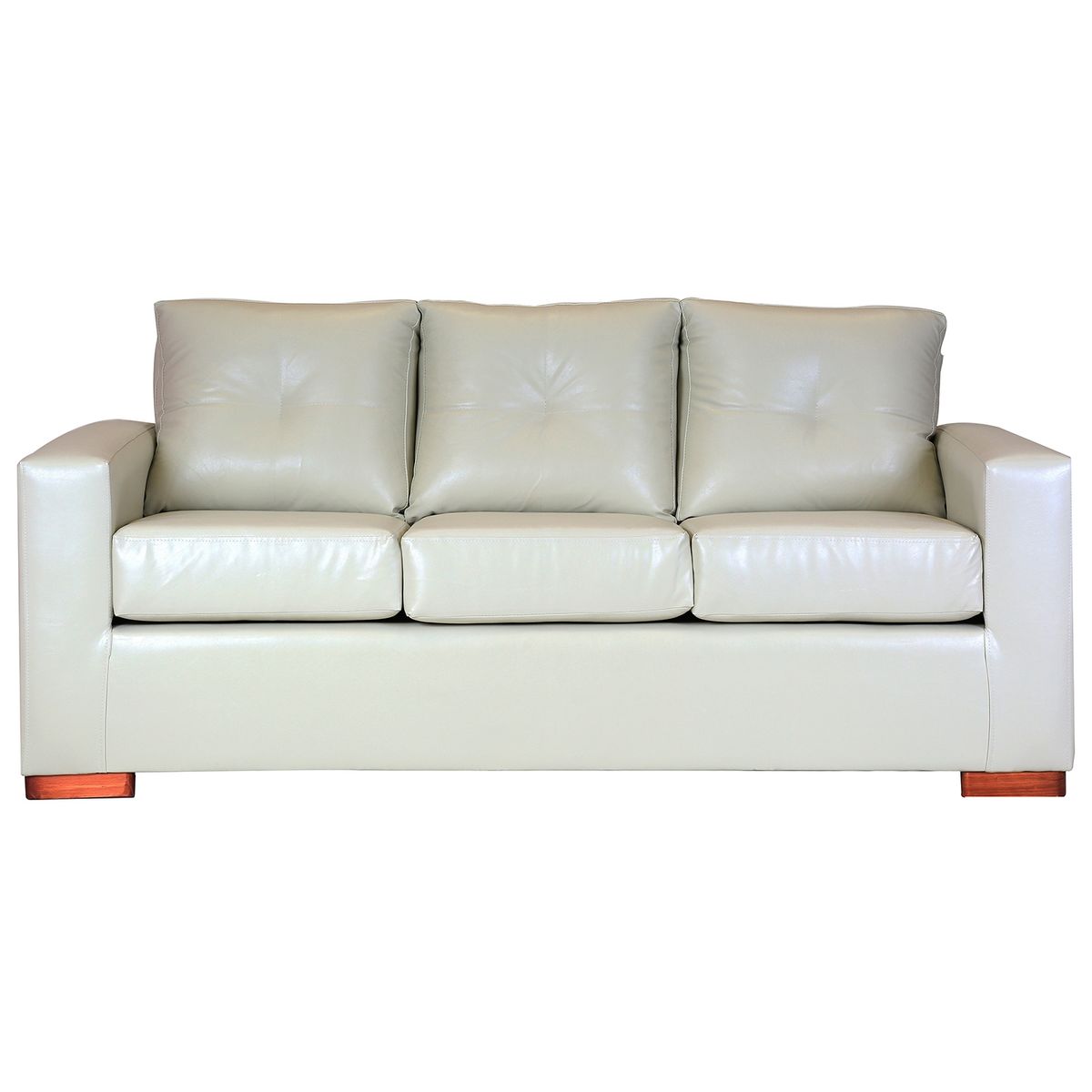 MUEBLES AMERICA - Living Franco 321 Cuero PU Beige