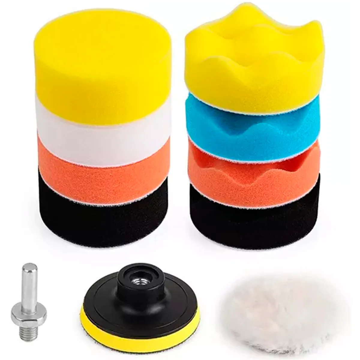 OFERTABKN - Kit De 11 Piezas Esponjas Pulir Almohadillas Para Auto