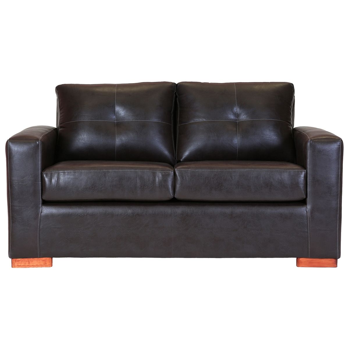 MUEBLES AMERICA - Living Franco 211 Cuero PU Chocolate