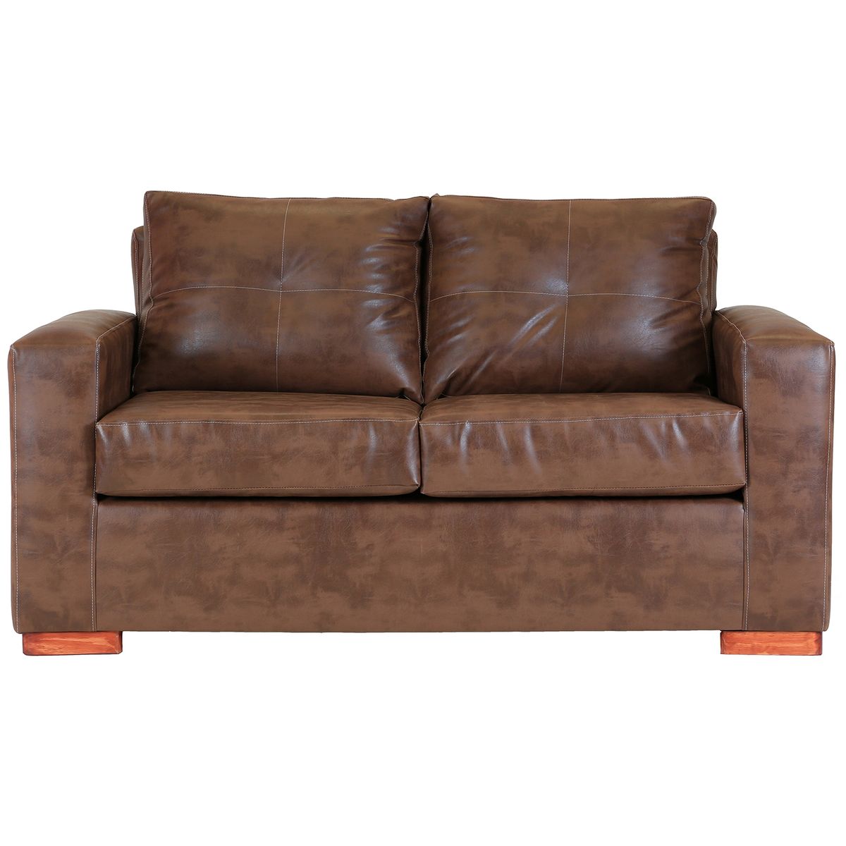 MUEBLES AMERICA - Living Franco 211 Cuero PU Caramelo