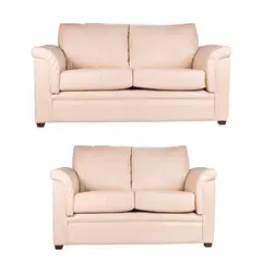LATAM HOME - Juego De Living Ancona 5 Cuerpos Pu Beige
