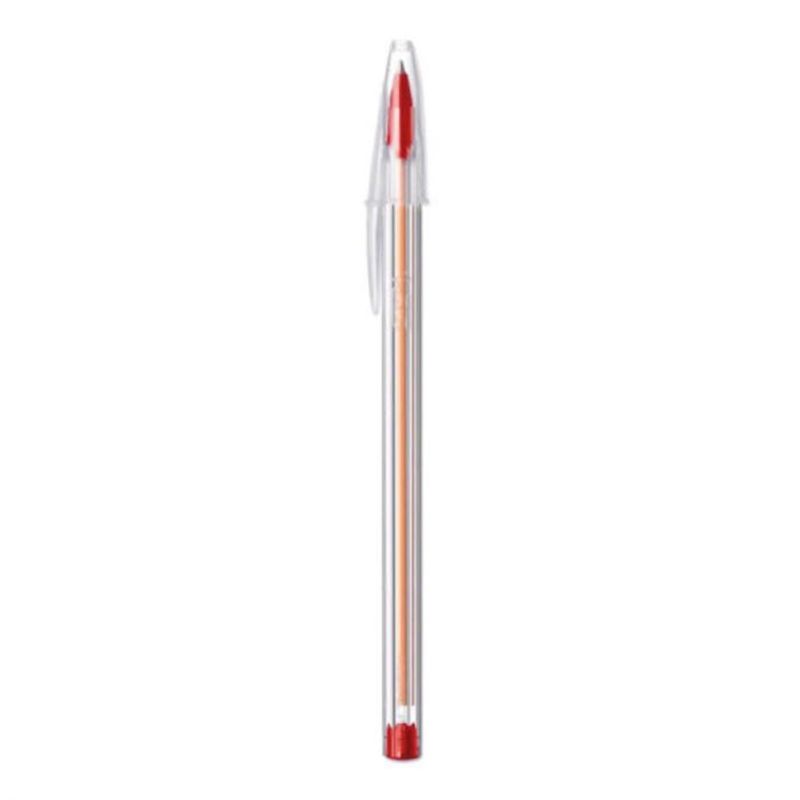 GENERICO - Pack 3  Lápiz pasta Rojo punta fina Orange BIC