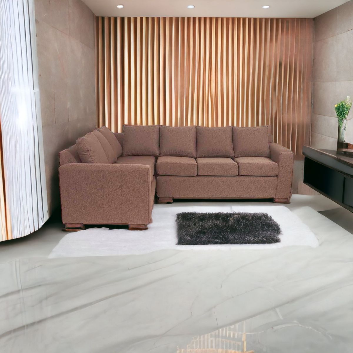 MUEBLES AMERICA - Seccional New Star Lino Sidelli Café