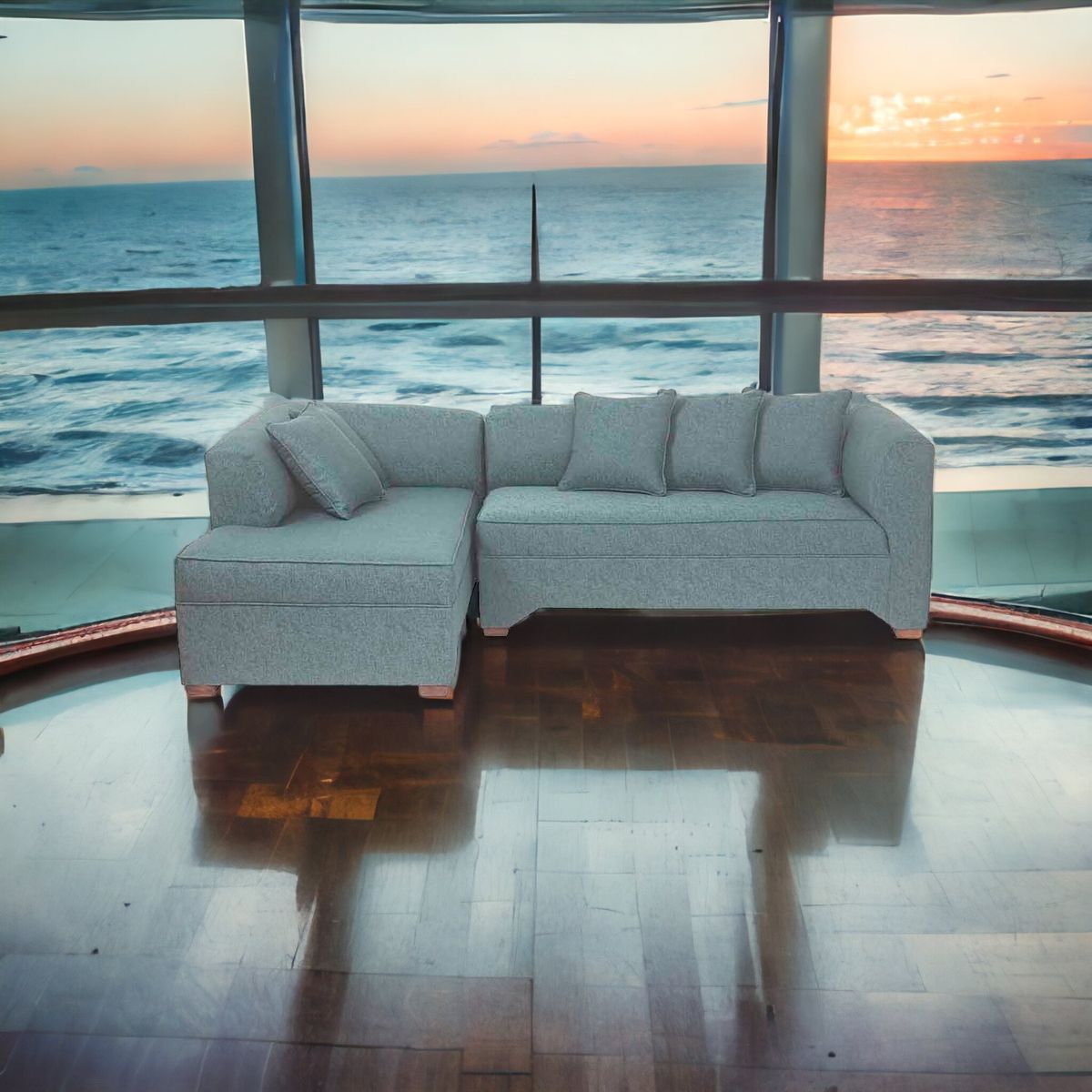 MUEBLES AMERICA - Seccional Metropolitan Izquierdo Lino Sidelli  Azul Petróleo