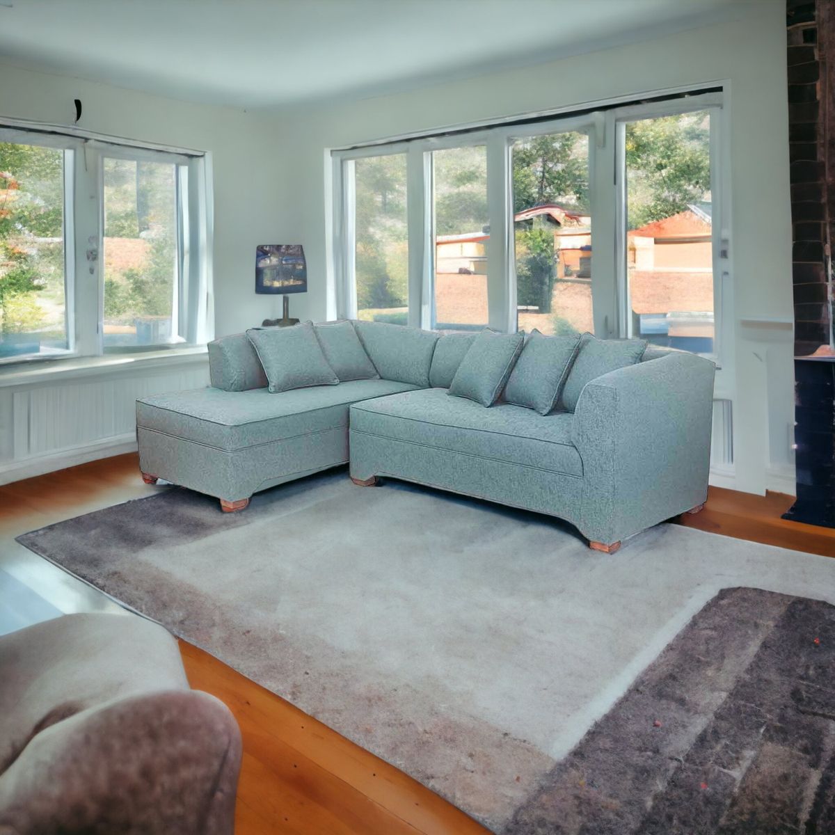 MUEBLES AMERICA - Seccional Metropolitan Izquierdo Lino Sidelli  Azul Petróleo