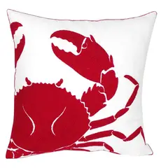 GENERICO - FUNDA DE COJIN ALGODON BORDADO CRAB…