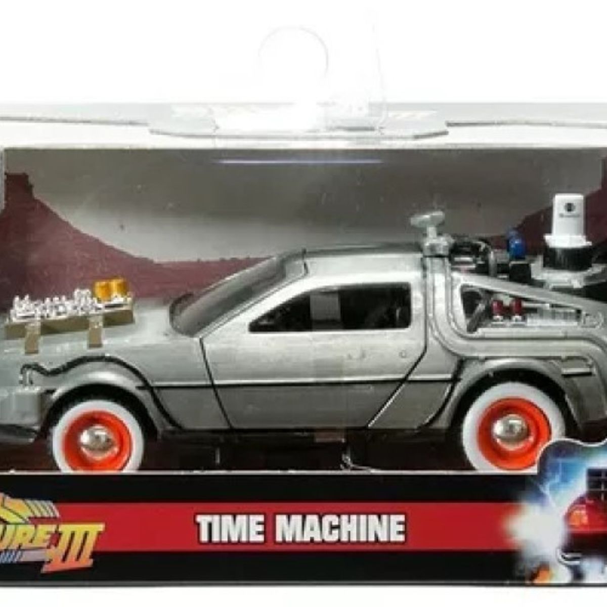 JADA TOYS - Auto Jada Delorean Volver Al Futuro Ill Machine 1:32 # 32290