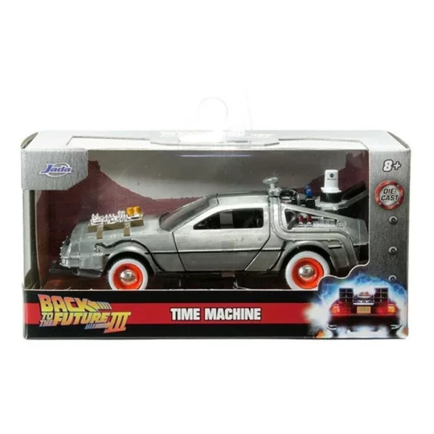 JADA TOYS Auto Jada Delorean Volver Al Futuro Ill Machine 1:32