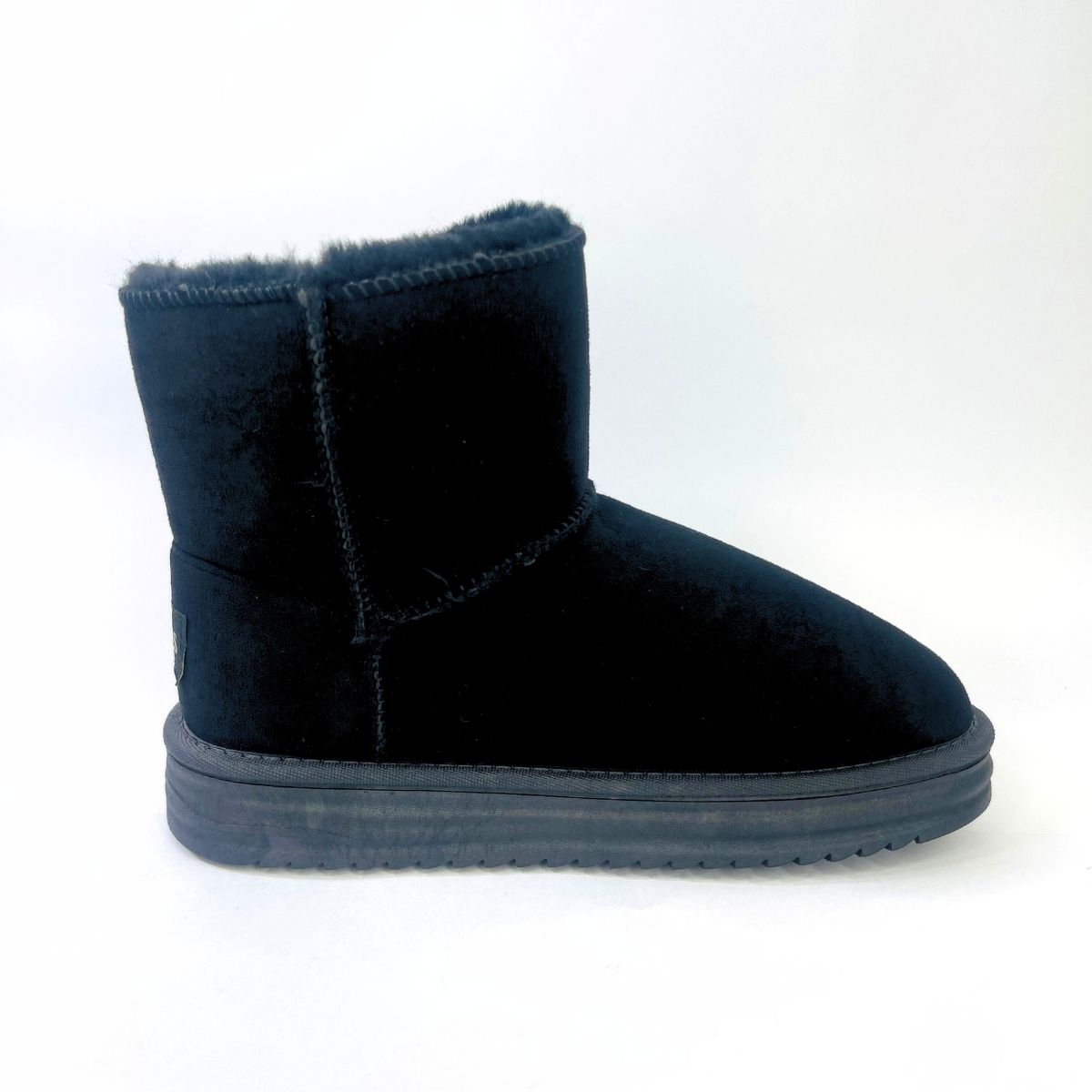 BOTELI - Bota Negra Mujer Forrada Chiporro