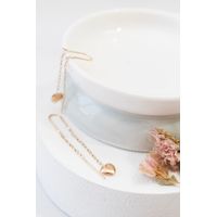 Aro Mujer Colgante corazón Oro 18k Joyas