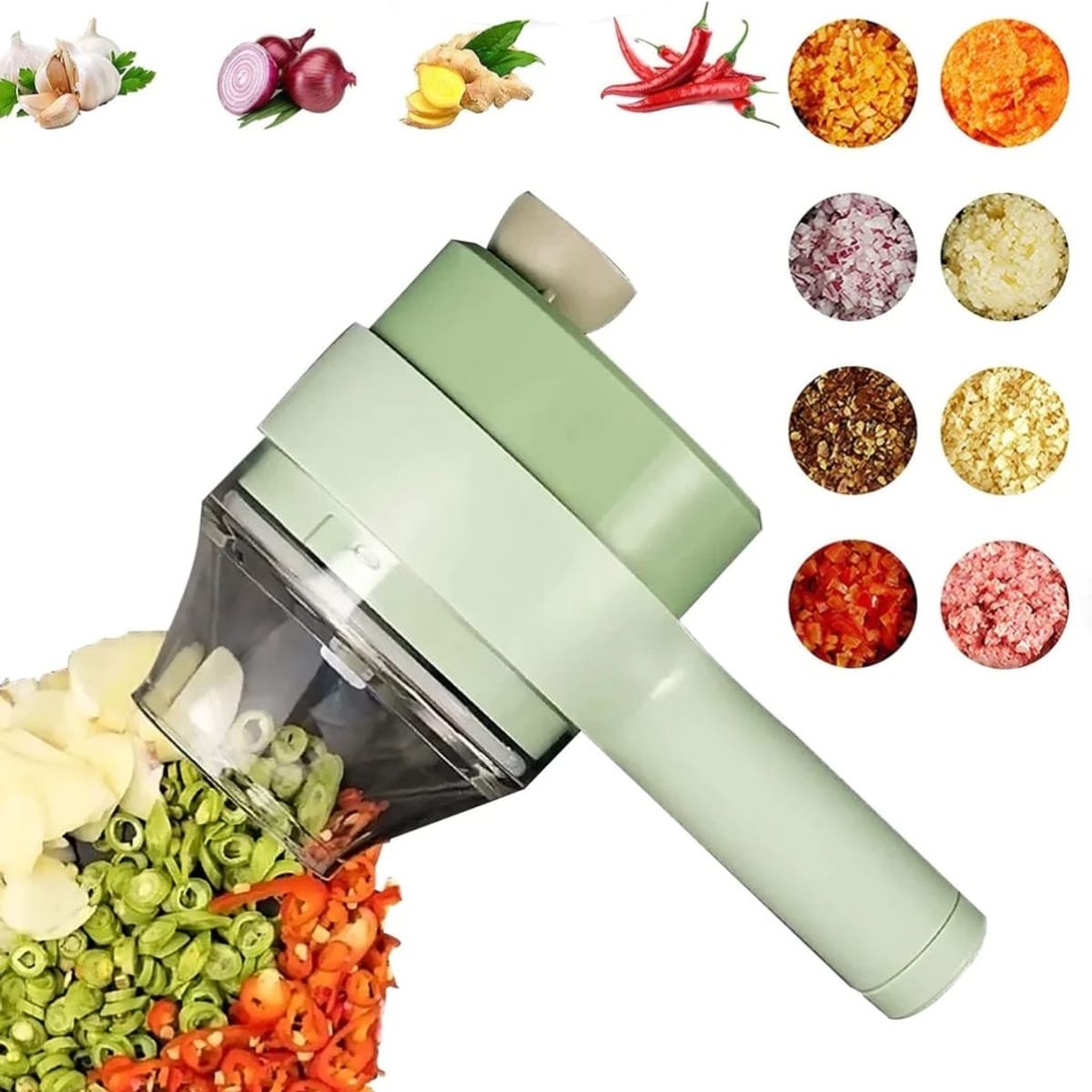 GENERICO - picadora de fruta y verduras electrico multifuncional usb