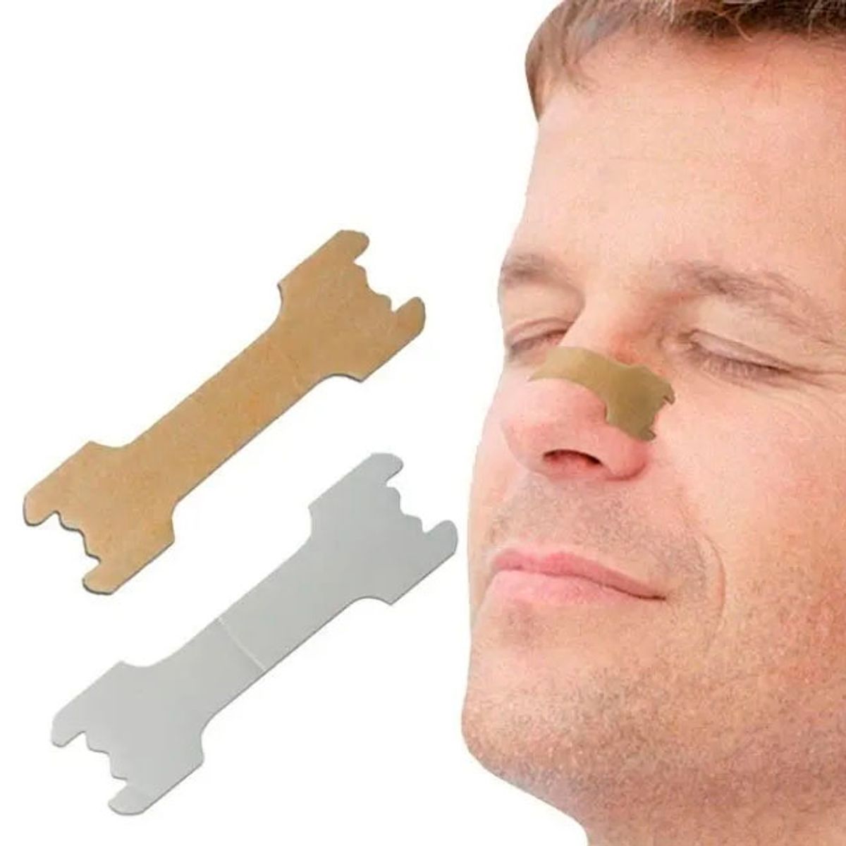 GENERICO - Parches Nasales Antironquido - Grandes - Respirar Mejor 50un