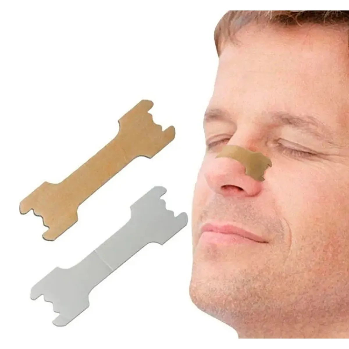 GENERICO - Parches Nasales Antironquido - Grandes - Respirar Mejor 50un