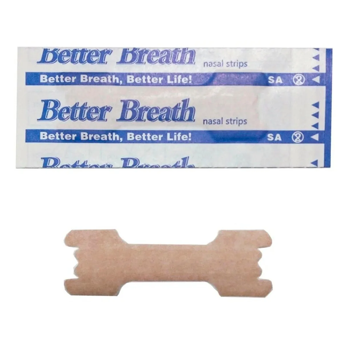 GENERICO - Parches Nasales Antironquido - Grandes - Respirar Mejor 50un