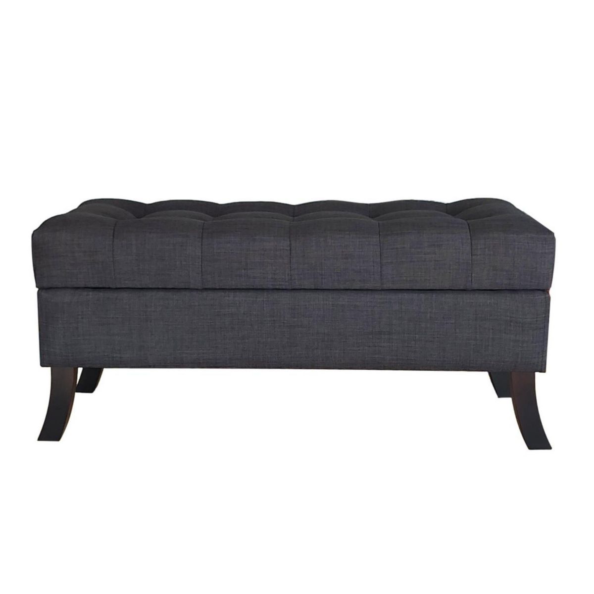 GENERICO - Banqueta Baúl Portofino Color Lino Gris 100X45X45cm.