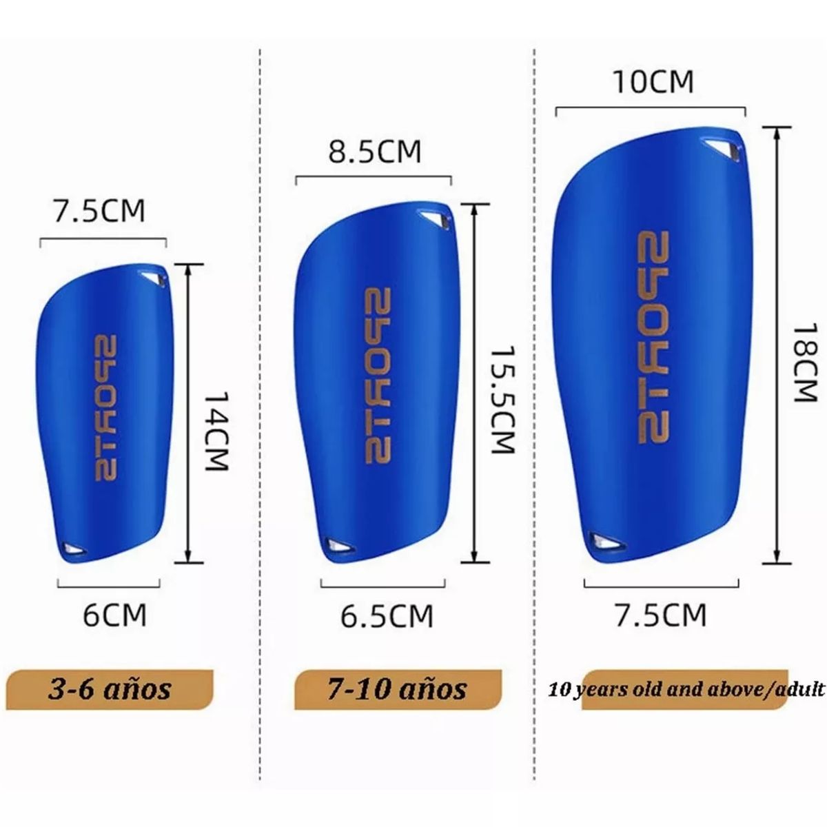 KUANGYE - Espinilleras De Fútbol Con Mangas Para Niños Adultos M