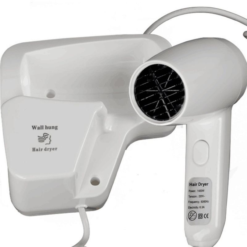 PUREPOWER - secador de pelo de pared Hotel Casa Con Holder-White